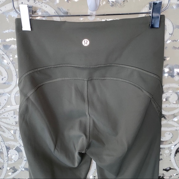 💜SOLD💜LULULEMON Green Bootcamp Ready 7/8 Tight - Picture 6 of 10